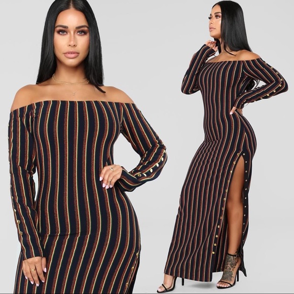 Striped Dress - Picture 1 of 5